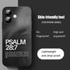 Psalm Quotes Comfortin Phone Case For iPhone 17 16 15 14 13 12 11 X XR XS 8 Plus Mini Pro Max Soft black Shockproof Cover