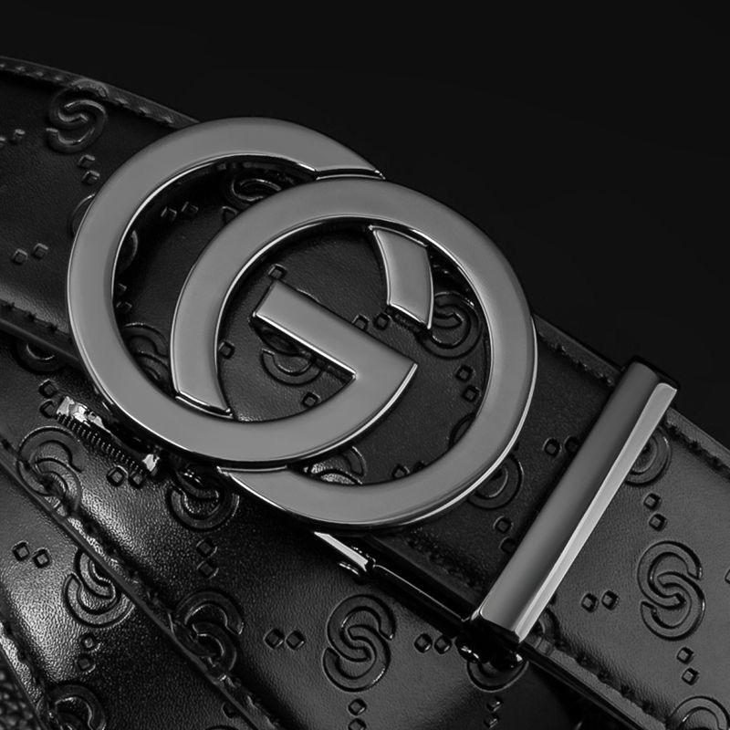 Business Men Belt Casual Fashion Luxury Designer Famous Brand Automatic G Buckle Women Belts Leather Belt for Men Male Jeans