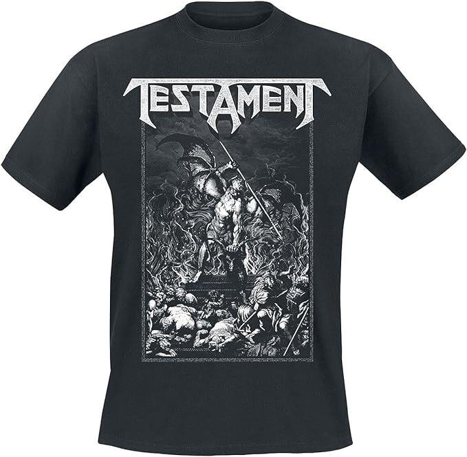 TESTAMENT Pitchfork Horns T-SHIRT NEW S M L XL XXL Official Band Merch