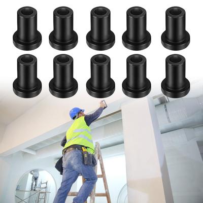 10Pieces Sliding Barn Door Hardware Spacers Set Includes Wall Anchors Screws Lags Bolts for Track Connection Stability
