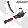 Tail Light Flexible LED Motorcycle Stop Light Black Rear Brake Strip CM