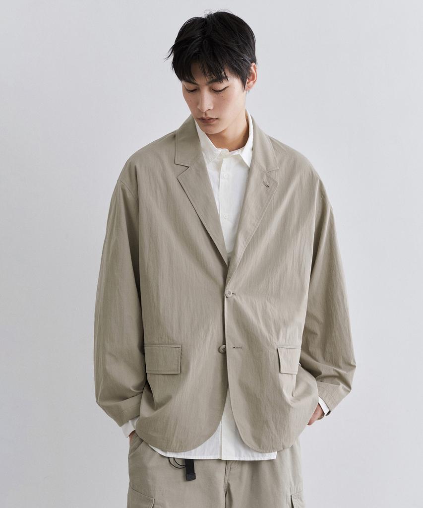 Musinsa Standard [City Leisure] Cn Loose Fit Blazer [Grayish Beige]