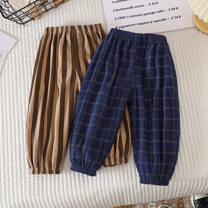 Spring and Autumn Children's Sports Pants Casual Pants Children's Pants Sweatpants Small and Medium-sized Children Boys and Girls of Outer Wear Pants