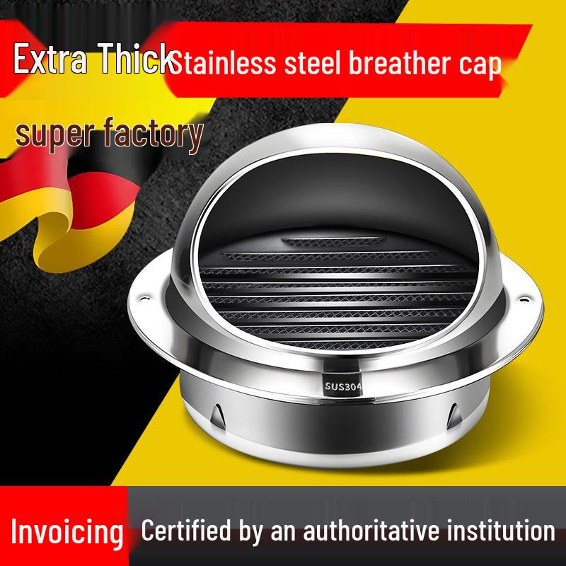 

Колпак для внутреннего настенного вентиляционного отверстия из нержавеющей стали 304 Normal Brushed 20mm