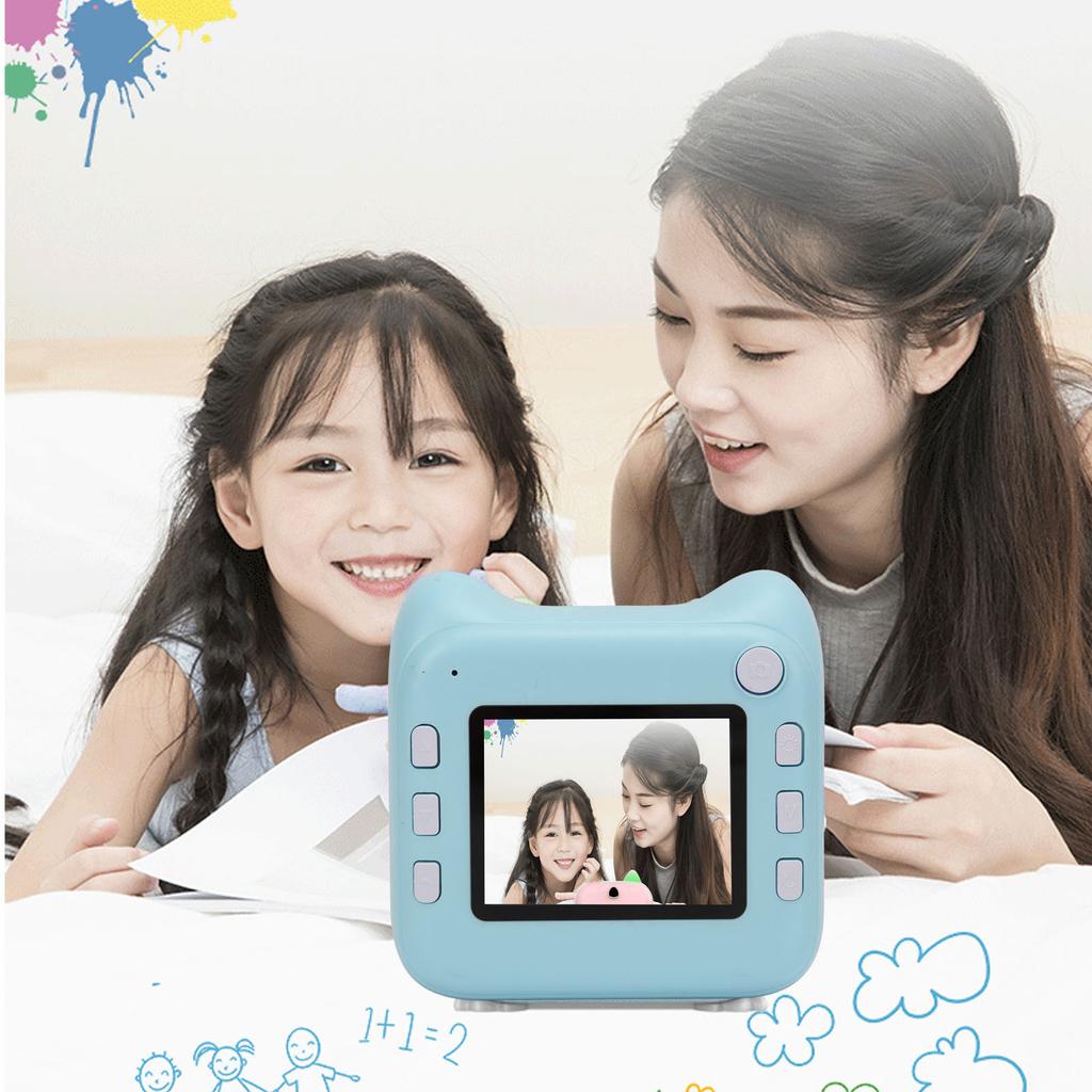   Print Camera 48MP 2.4in Screen Thermal Printing 800mAh Battery Clear Image Digital Zoom for Students
