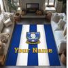 Sheffield Wednesday FC Printed Crystal Velvet Rug Non‑Slip Crystal Velvet Carpet For Sofa Bedroom Indoor Home Decoration