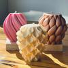 3D Pillar Swirl Candle Molds Wave Twirl Taper Spiral Silicone Mould Geometric Abstract Decorative Wavy Soy Wax Mold Clay Molds