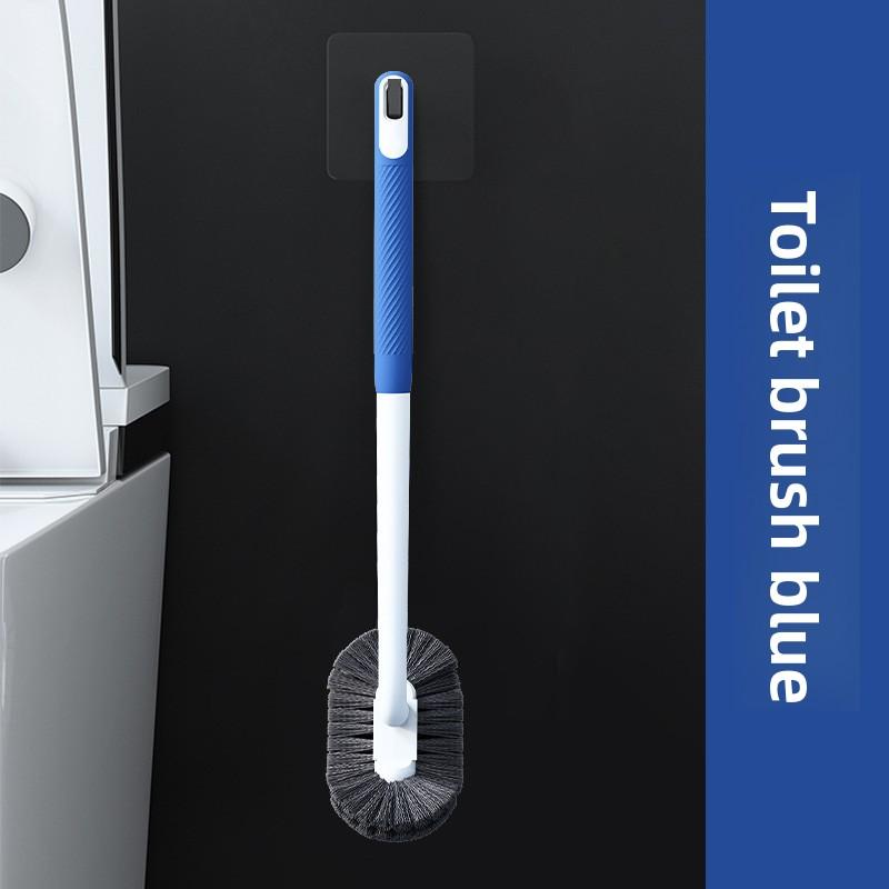 Wandmontierte Toilettenbürste - Eine wandhängende Toilettenbürste ohne Lücken, geeignet zum Aufhängen an der Wand eines Badezimmers zur Verwendung mit einer Toilette.