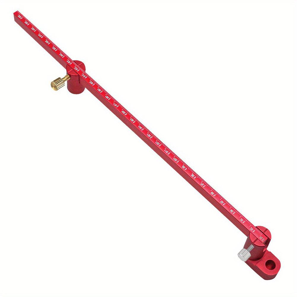 300mm Wskaźnik do obróbki drewna, liniał do linijki, środek, okrąg, do tokarek, praca w drewnie, tokarka Bo Y7C0