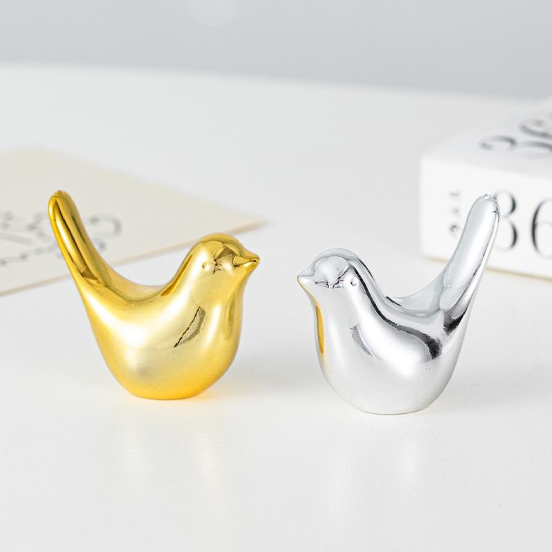 Nordic Minimalist Bird Abstract Ornament Soft Decoration Home Model Room Decoration
