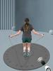 Indoor Skipping Rope Mat Yoga Cushion 60cm Round Rope Skipping Pad Anti-noise Jump Rope Mat Workout Fitness Equipment