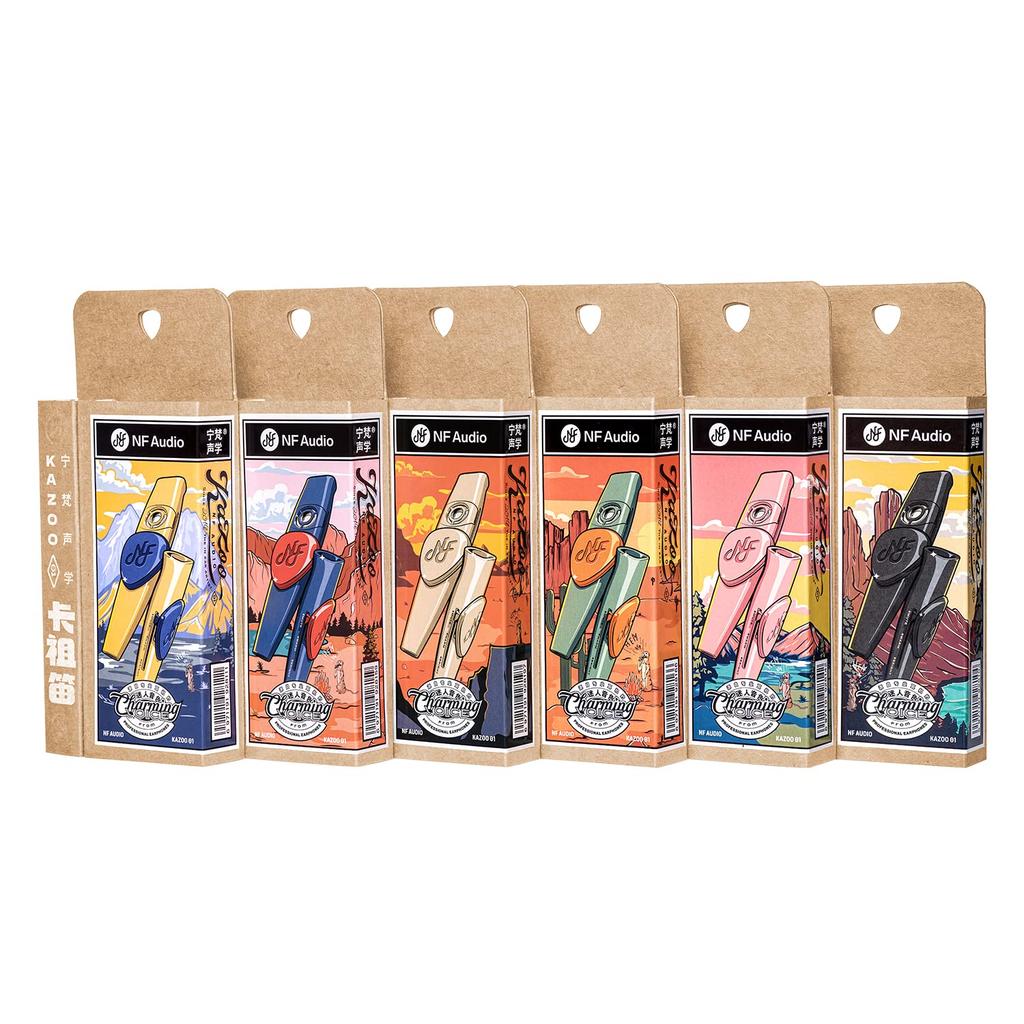 NF Audio a Kazoo with made by a professional audio equipment Features the same diaphragm as earphones and wind Kazoo01, professional-grade strap,
