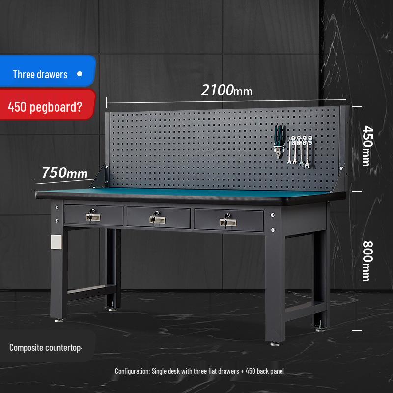 Heavy-Duty Stainless Steel Anti-Static Workbench for Laboratory and Workshop Use