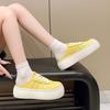 Einfarbige coole Hausschuhe Damen-Außenhausschuhe 2025 Frühling und Sommer neu runde Zehen dicker Boden modisch vielseitig lässig coole Hausschuhe