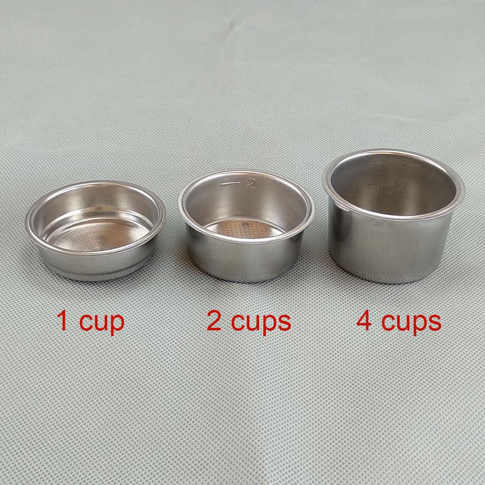 51mm Bottomless Coffee Portafilter With 1 2 4 Cups Basket for Homix Hibrew h11 Oster Cecotec Phico Brayer br1101 Coffee Machine