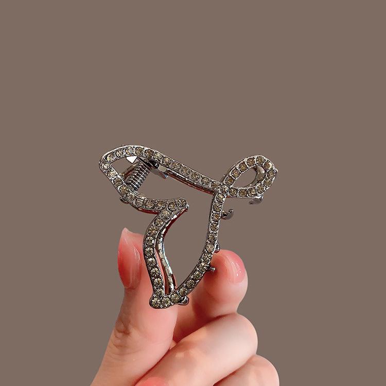 Cute Black Medium Rabbit Ears Hairpin for Short Hair