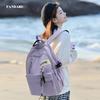 FANDARE Women's Large Capacity Lightweight Backpack, Casual and Popular for Students and Students, Unisex, Stylish and Cute Duck Design, Purple,