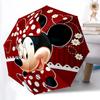 1 Stück Minnie Maus Automatischer Faltregenschirm: Kompaktes 8-Rippen-Design Cartoon Reisebegleiter für Outdoor, Lässiges Accessoire