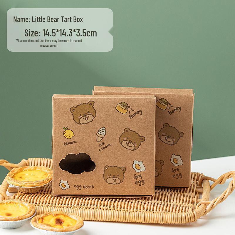 Упаковочная коробка для тарталеток MEIDI Bear