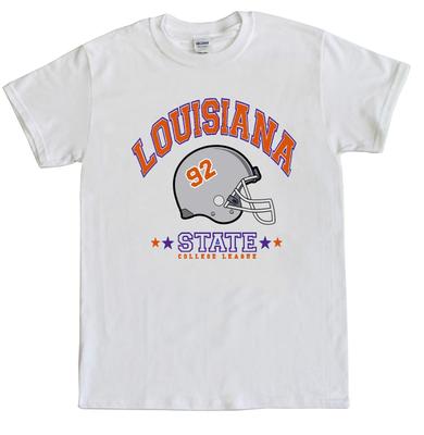 T-shirt de Football Américain College League de l'État de Louisiane
