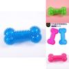 Tpr Dog Toy Durable And Noise-making Pet Chew For Teeth Cleaning Spike Bone Toy For Dogs