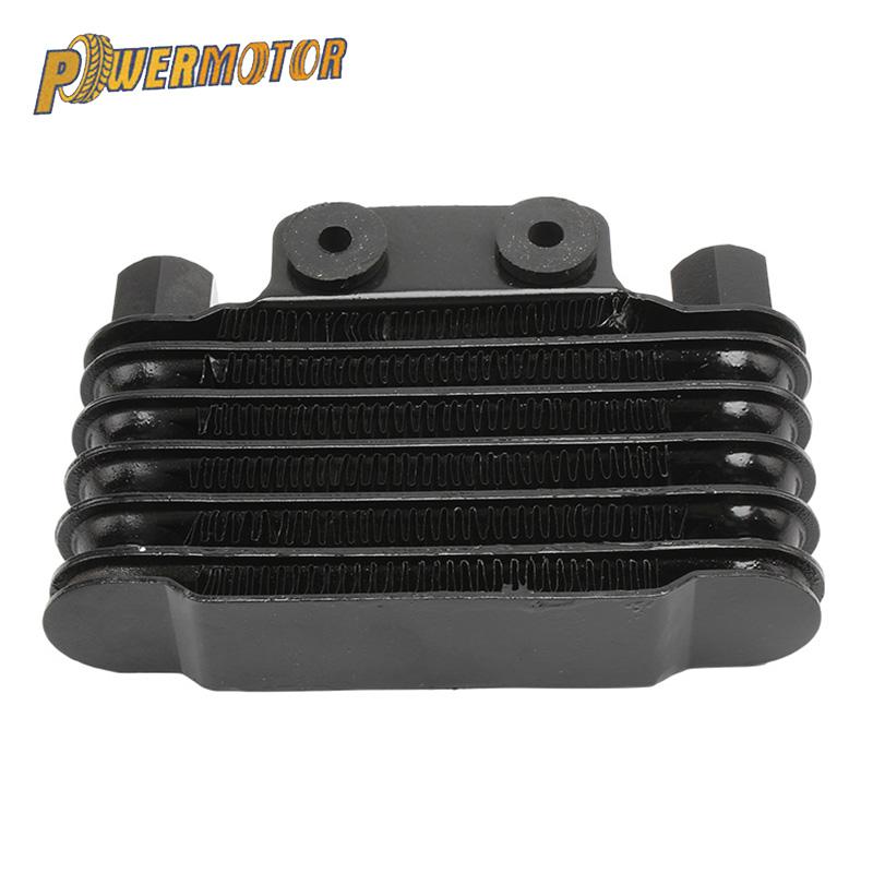 Motorcycle Oil Cooler Scooter Cooling Radiator 250cc 2T 4T Engine Universal 6 Row for KTM Honda Yamaha Kawasaki ATV Dirt Bike