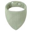 Muslin Baby Infant Cotton Bib Solid Color Scarf Feeding Saliva Towel Bandana Burp Cloth Boy Girl Babies Accessories Newborn