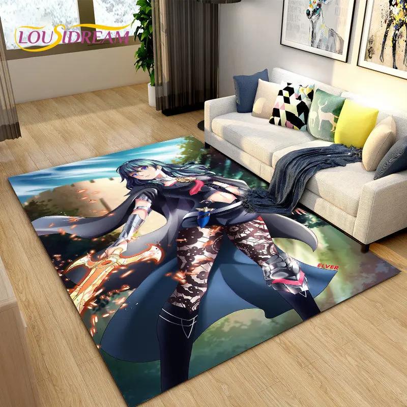 Fire Emblem Series Game Gamer Area Rug,Carpet Rug for Living Room Bedroom Sofa Doormat Decoration, Kids Play Non-slip Floor Mat