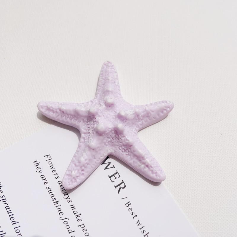 10Pcs Premium Resin Starfish Flatback Cabochons Realistic Sea Star Charms for DIY Candle Decor Coastal Style Jewelry Making Accessories