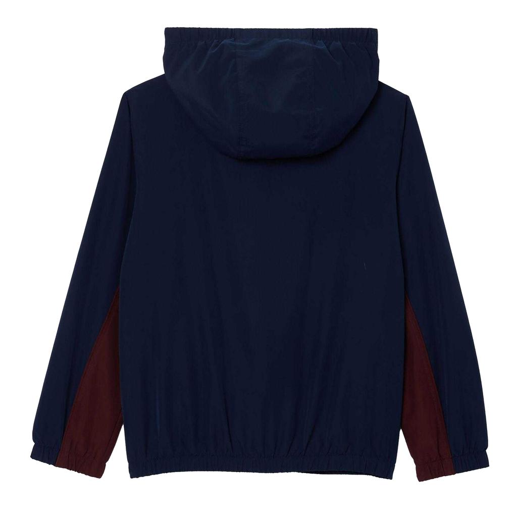 Lacoste Boys Embroidered Logo Hooded Jacket