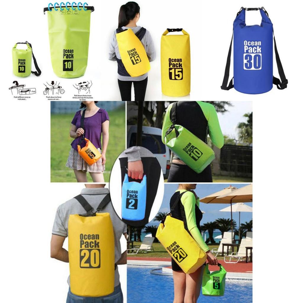 Versatile Waterproof Dry Bag For Boating And Camping With Durable Pvc Construction