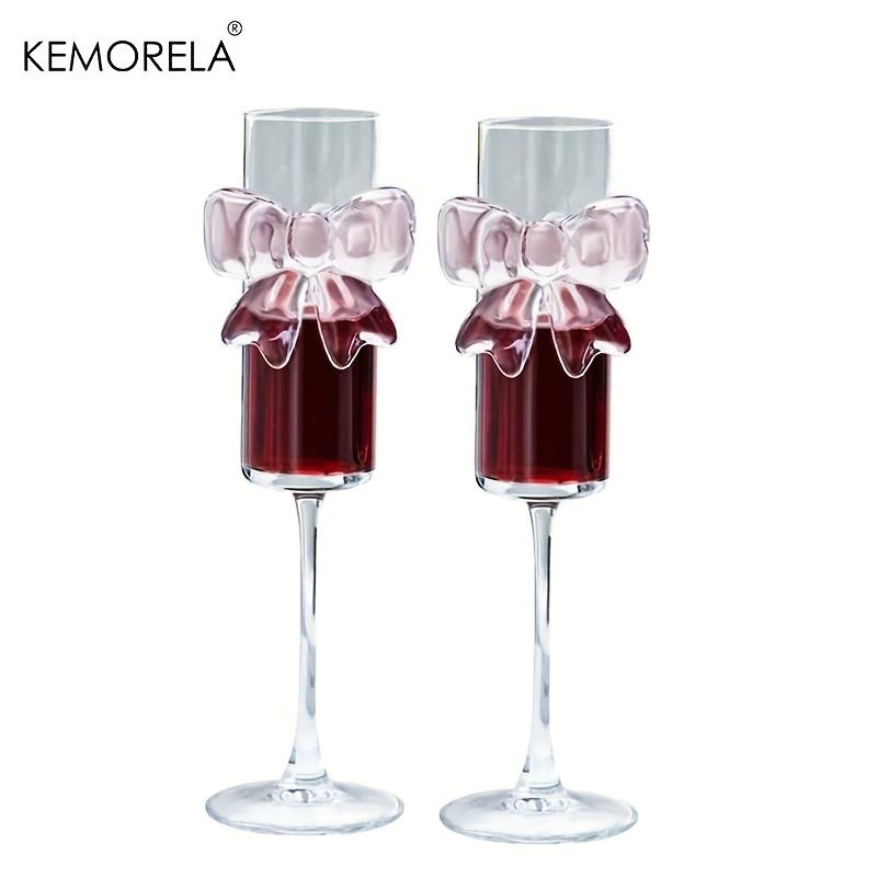 Schmetterlingsförmiges Cocktailglas - Eleganter Sektkelch für Wein, Martini, Party, 1/2 Stück Highball-Gläser, Einzigartiges Geschenk
