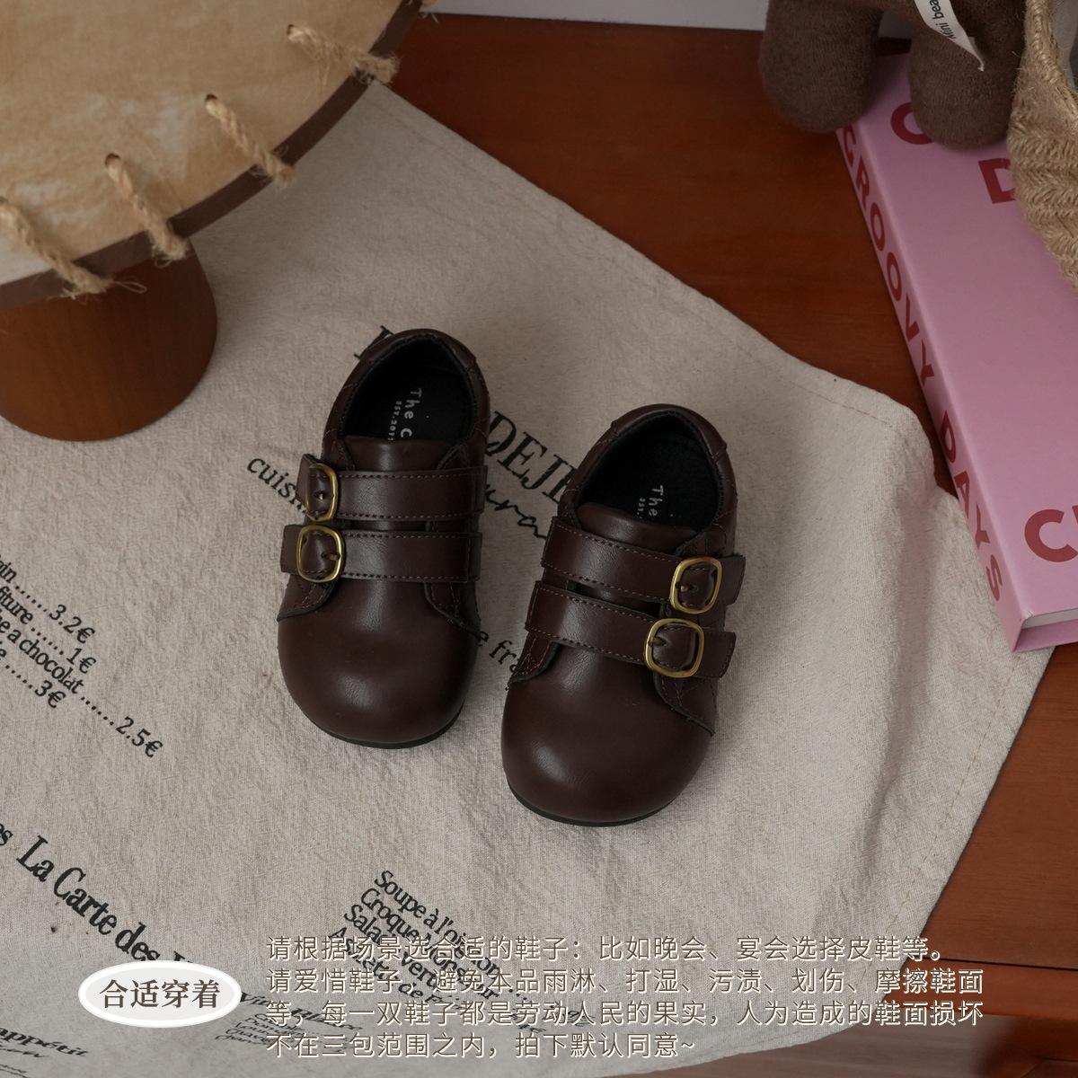 

XSHX ретро Туфли Дуду Сяосянфэн для девочек, иностранные, принцесса, круглый носок, маленькие кожаные туфли, весна-осень 246380 20