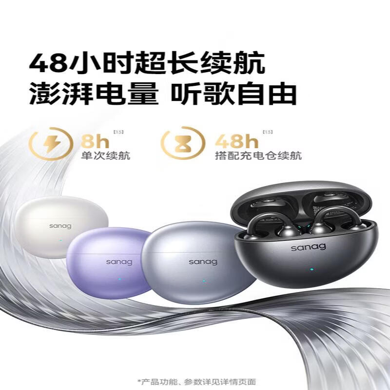 SANAG SNS7SAI Air Conduction Bluetooth Ear-clip Sports Earbuds