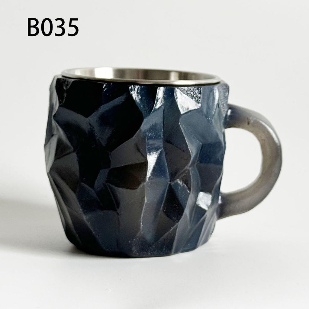 Mineral Crystal Coffee Mugs Imitation Mineral Crystal Coffee Resin Crystal Cup