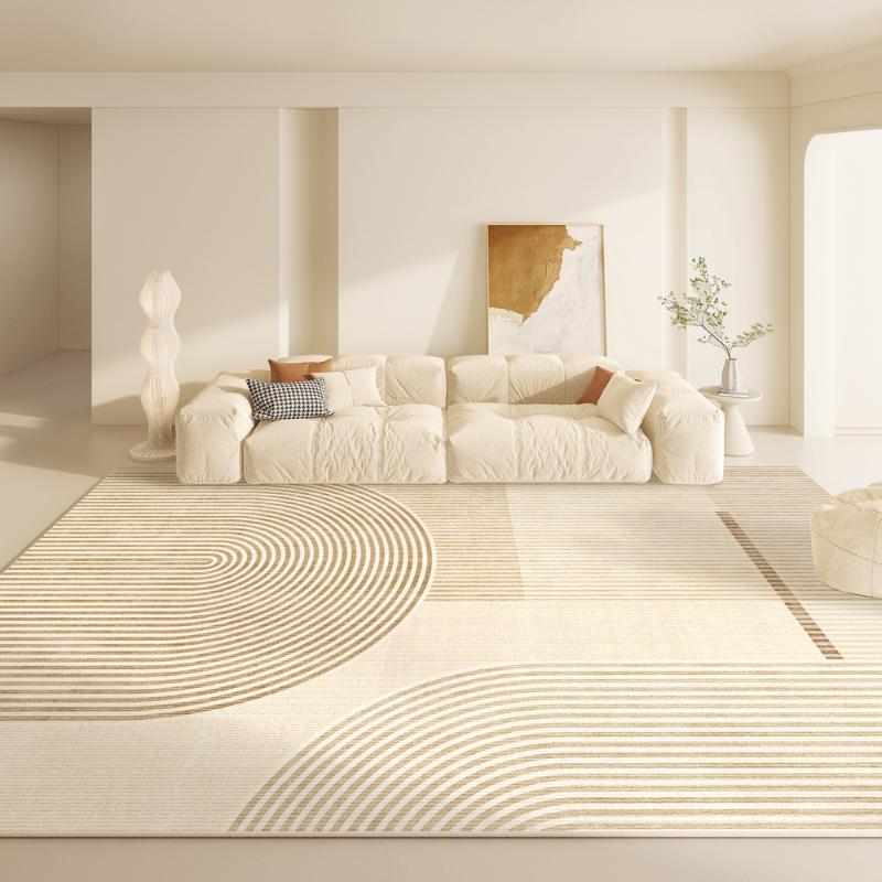 Modern Style Living Room Decoration Carpet Large Area Line Rugs for Bedroom Home Thick Anti-slip Rug Fluffy Soft Plush Floor Mat