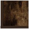 Wall Shelves 2 Pcs Smoked Oak 100 X 16.5 X 16.5 Cm Engineered Wood