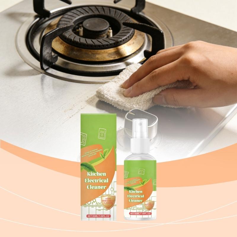 Kitchen Appliances Countertops Cleaner Degreaser Agent for Stubborn Grease Kitchen Convenient Oil Stain Cleaner