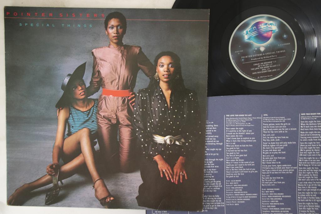 LP Record POINTER SISTERS - Special Things P9 PLANET 1980 US Soul/Funk Used