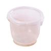 Einweg-Dessertbecher mit Deckeln & Löffeln