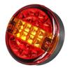 Round Hamburger Lamps Super Bright 12v 24v For Car Lorry Truck Van Trailer Car Accessories 20-led Tail Light Universal Led Light