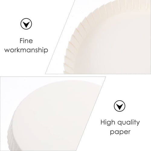 100pcs Paper Cup Drinking Lids Coffee Cup Hot Cup Lids Cafe Hotel KTV 75mm