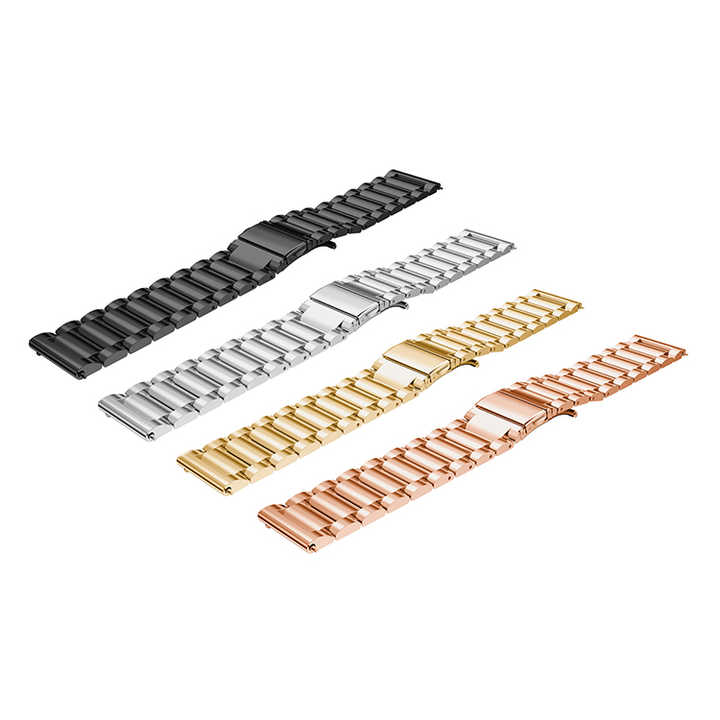 20mm 22mm Business Solid Stainless Steel Metal Watch Strap for Samsung Watch Bands Universal Watch Strap