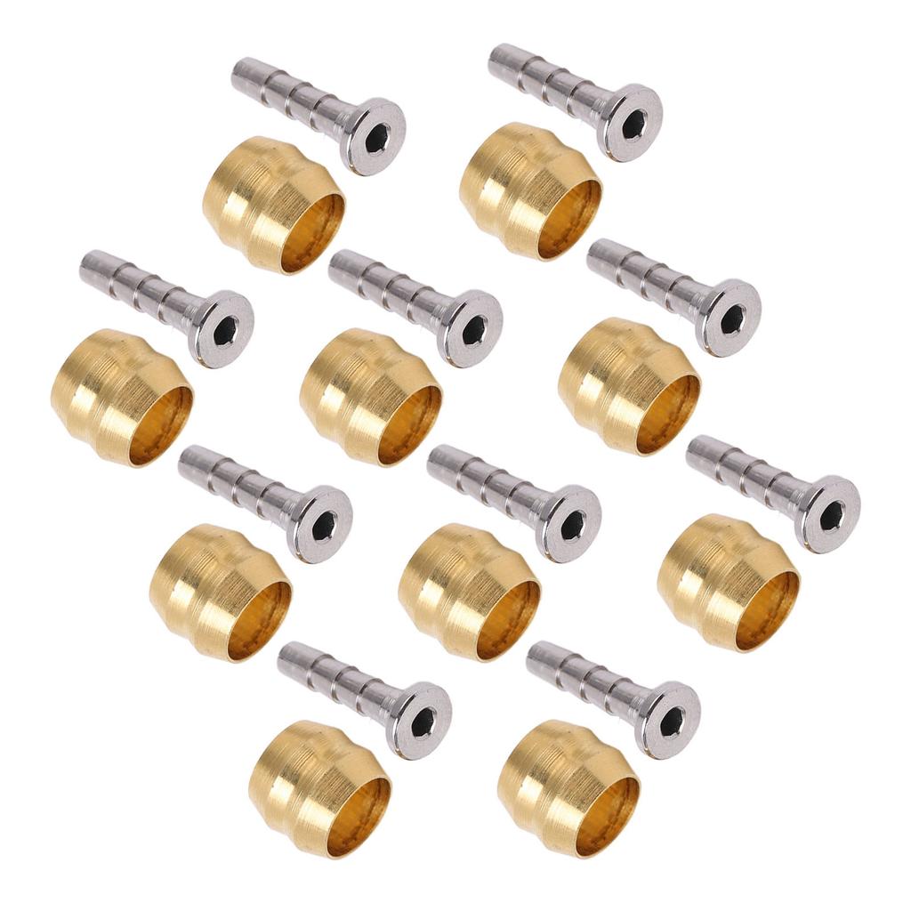 10 Zestawów Igieł Oliwnych do Roweru Zestaw Głowic Oliwnych Odporność na Korozję Igła Oliwna do Przewodów Rowerowych