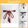 Elegant Woven Fringe Waist Belt For Women Ideal For Dress Decoration And Fashion Accessory