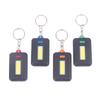 1Pcs Portable Mini Cob Led Keychain Flashlight Key Chain Torch Light Lamp
