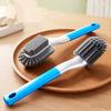 1pc Double-sided Shoe Brush | Portable Sports Shoe Cleaning Brush, Long-handled, Made of PP Material