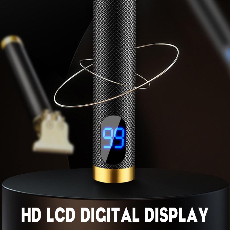 5V 10W USB Rechargeable Electric Hair Clipper Hair Trimmer Beard Razors Men Cordless Baldheaded Haircut Machine With LCD Display New