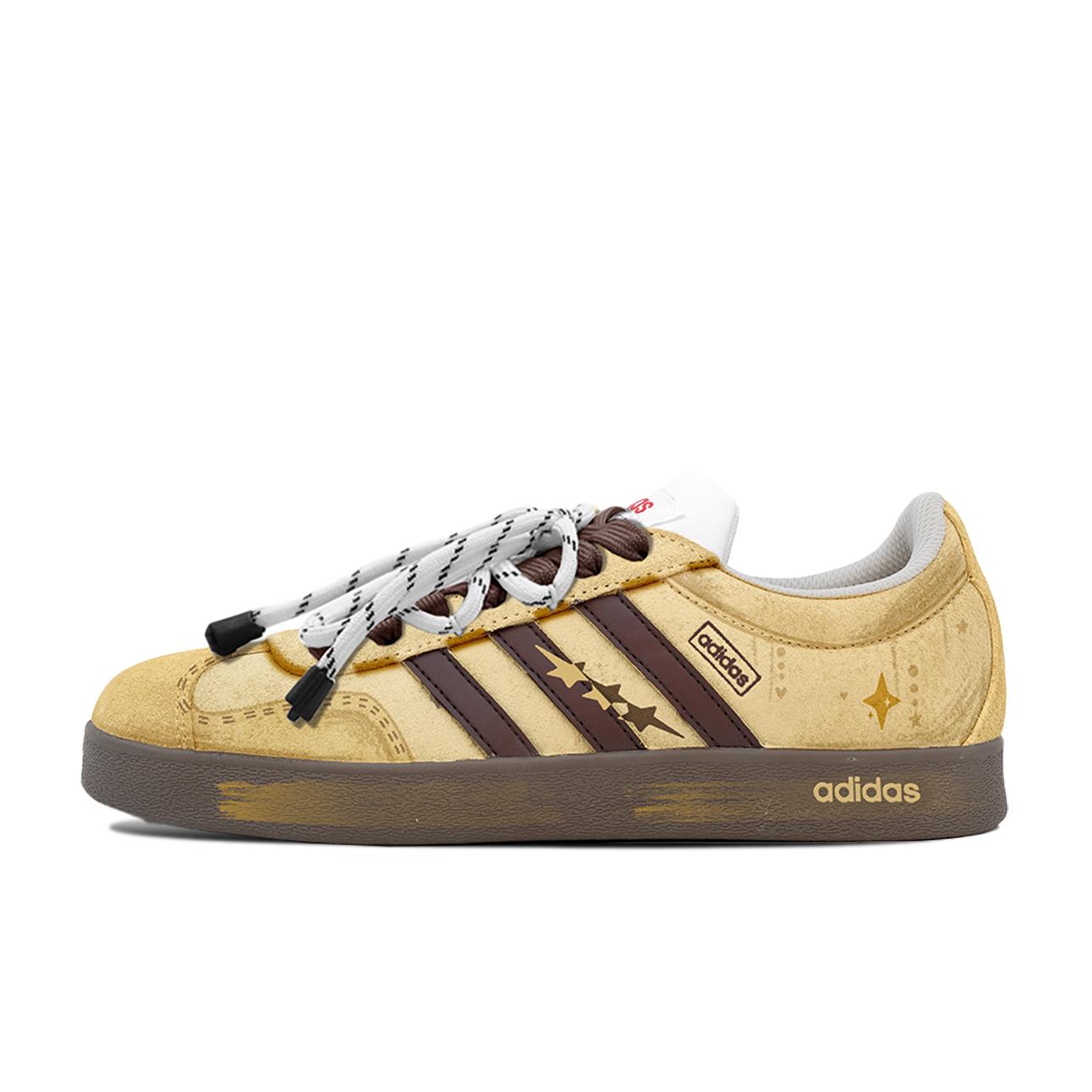 

Adidas VL COURT 2.0 Butter Packets Abrasion Resistant Abrasion Resistant Low top Skateboard Shoes Unisex Yellow HQ1802(TeamM-) 44⅔