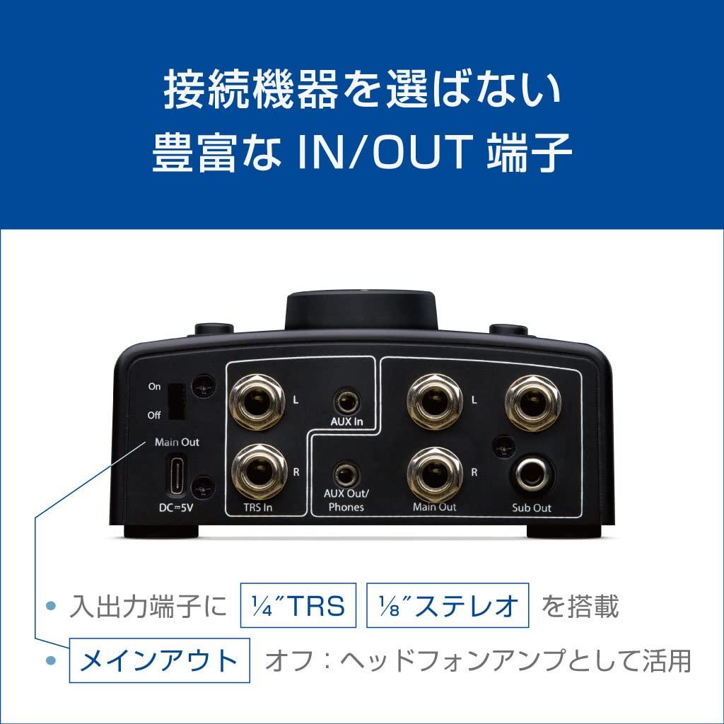 PreSonus MicroStation BT Kompakter Monitor-Controller mit Bluetooth-Kompatibilität und dediziertem Subwoofer-Ausgang